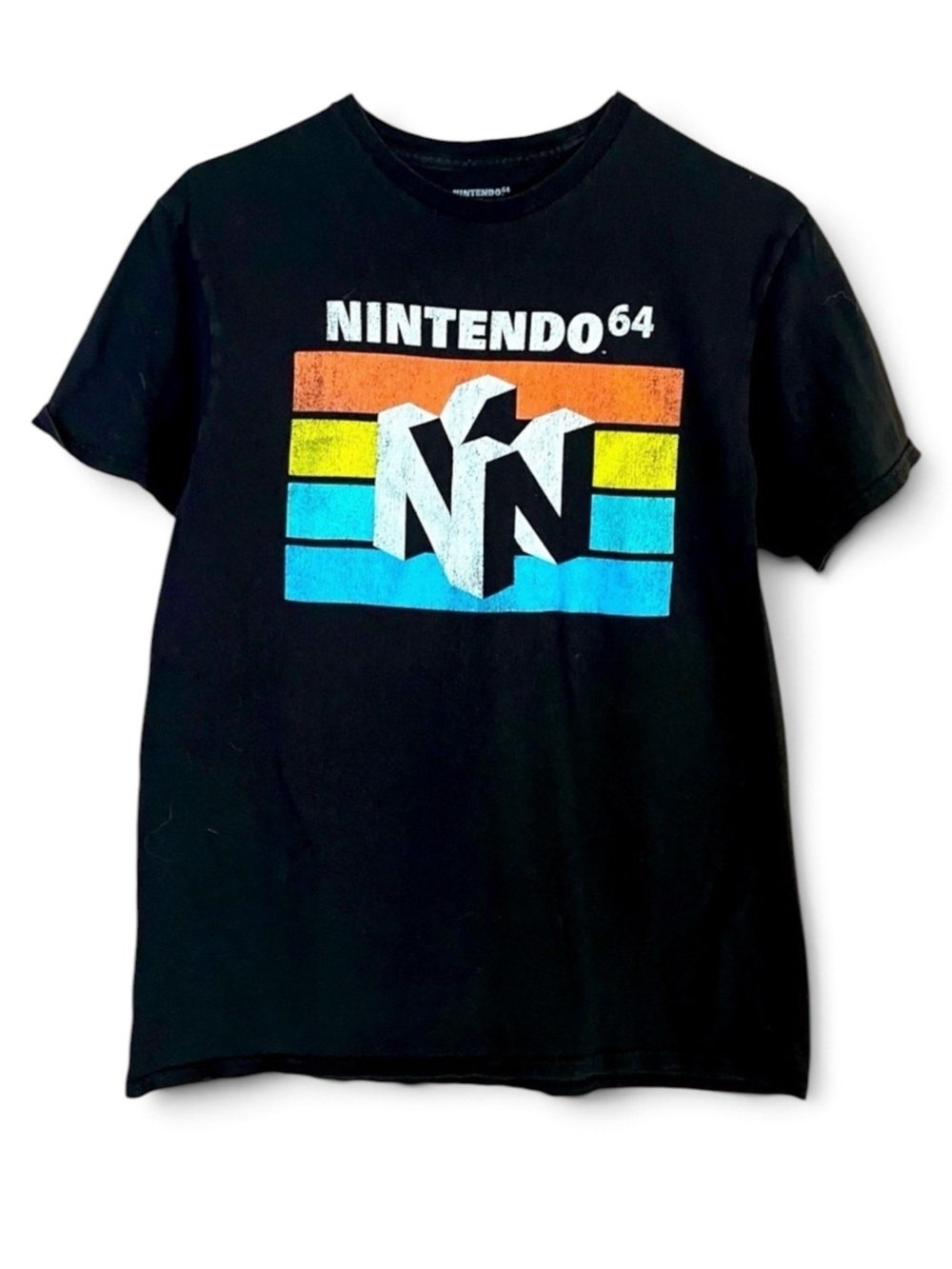 Retro Gamers Nintendo 64 Black Tee Top